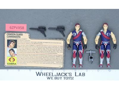 Tomax & Xamot V1 100% Complete G.I. Joe 1985 Hasbro Vintage Action Figure