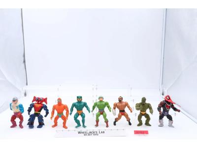Lot of 8 (#5) He-Man Masters Of The Universe MOTU Vintage 1980s Mattel Figures