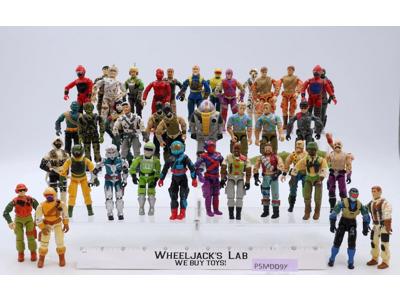 Lot of 40 GI Joe Action Figures Hasbro 1980s - 1990s Vintage UNBROKEN