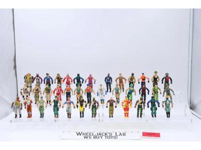 Lot of 38 GI Joe Action Figures Hasbro 1980s - 1990s Vintage BROKEN