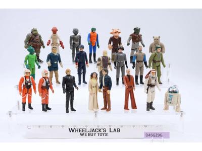 Lot of 22 (#2) Star Wars 1970s-1980s Kenner Vintage Action Figures