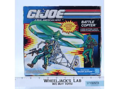 Green Battle Copter W/Major Altitude Complete GI Joe 1992 Hasbro Vehicle