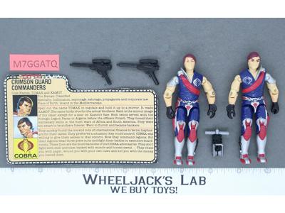 Tomax & Xamot V1 100% Complete G.I. Joe 1985 Hasbro Vintage Action Figure