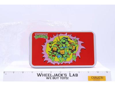 Teenage Mutant Ninja Turtle Pencil Storage Case 1989 Tin Box Company NEW