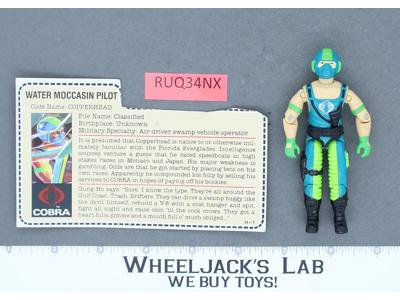 Copperhead V1 RED CARD BACK 100% Complete G.I. Joe 1984 Hasbro Vintage Figure