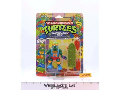 Skateboardin' Mike Teenage Mutant Ninja Turtles TMNT 1991 Playmates NEW MOSC