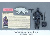 Snake Eyes & Timber V2 100% Complete G.I. Joe 1985 Hasbro Vintage Action Figure
