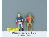 Krulos & Questar 100% Complete Dino Riders 1989 Tyco Vintage Action Figures