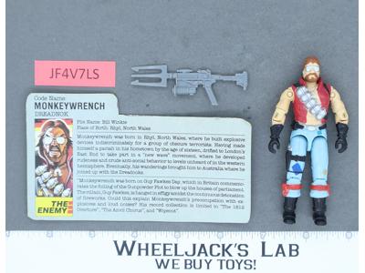 Monkeywrench V1 100% Complete G.I. Joe 1986 Hasbro Vintage Action Figure