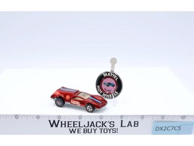 Tri-Baby Red 1969 Mattel Redline Hot Wheels Vintage RL w/ Button NICE!