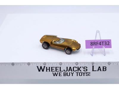 Turbofire Gold 1968 1969 Redline Hot Wheels Mattel Vintage RL