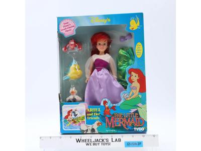 #1803 Ariel & Her Friends The Little Mermaid Disney 1991 Tyco NEW SEALED