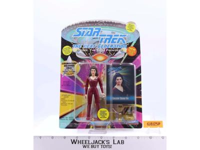 Counselor Deanna Troi Star Trek Next Generation 1993 Playmates MOSC UNPUNCHED