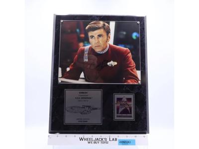 Commander Chekov Star Trek 1991 25th Anniversary AUTOGRAPHED Plaque #410/2500