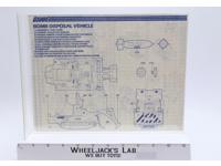 Bomb Disposal 1985 ORIGINAL Instructions Blueprints G.I. Joe Hasbro Vehicle