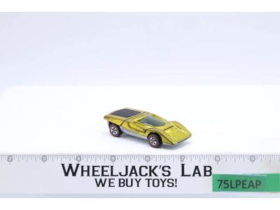 Ferrari 512S Spectraflame Yellow Hot Wheels 1970 1972 Redline Mattel Vintage RL