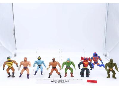 Lot of 8 (#3) He-Man Masters Of The Universe MOTU Vintage 1980s Mattel Figures