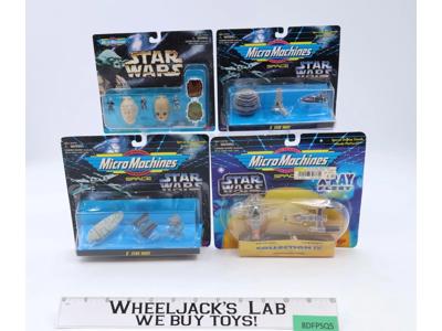Lot of 4 Star Wars Sets Micro Machines Space 1990s Galoob NEW SEALED