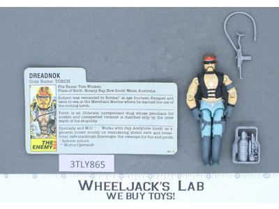 Torch V1 100% Complete G.I. Joe 1985 Hasbro Vintage Action Figure