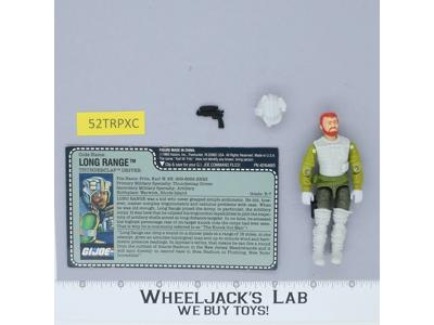 Long Range V1 100% Complete 1989 G.I. Joe Hasbro Vintage Action Figure