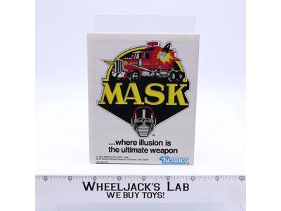 Kenner 1985 18 x 11 Fold Out M.A.S.K. Vintage Poster