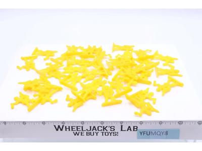 Lot of 38 Yellow Roman Toy Soldiers W/ Slingshots 1970s Lucky Products