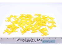 Lot of 38 Yellow Roman Toy Soldiers W/ Slingshots 1970s Lucky Products