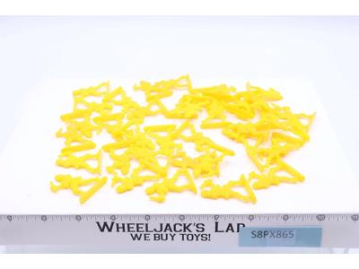 Lot of 38 Yellow Roman Toy Soldiers W/Sword & Shield 1970s Lucky Products