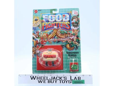 Burgerdier General Food Fighters 1988 Mattel Vintage Action Figure MOSC SEALED