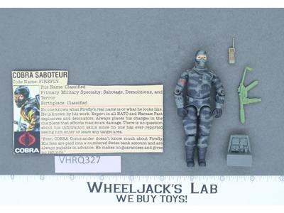 Firefly V1 100% Complete G.I. Joe 1984 Hasbro Vintage Action Figure