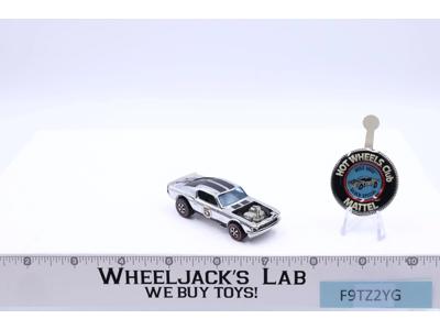 Mustang Boss Hoss Chrome Club Kit 1969 Hot Wheels Mattel Vintage RL w/ Button