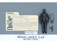 Snake Eyes V1.5 Swivel Arms 100% Complete G.I. Joe 1983 Hasbro Vintage Figure