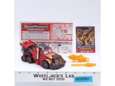 Rodimus 100% Complete Deluxe Class Transformers Energon 2004 Hasbro Figure