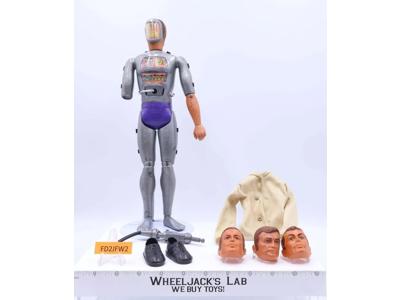 Maskaron Enemy Robot 13" Doll Six Million Dollar Man 1976 Kenner Action Figure