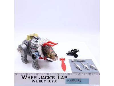 Slag 100% Complete 1985 Vintage G1 Transformers Triceratops Action Figure