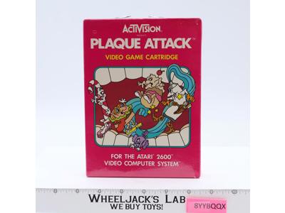 Plaque Attack Atari 2600 1983 Activision NEW SEALED Video Game Cartridge