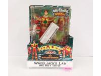 Red Battlized Warrior Complete Power Rangers Wild Force 2002 Bandai 12" Figure