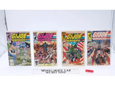 GI Joe Yearbook Issue #1 - 4 Marvel Comics 1985-1988 Vintage