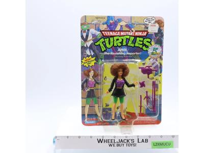 April Ravishing Reporter Teenage Mutant Ninja Turtles TMNT 1992 UNPUNCHED MOSC