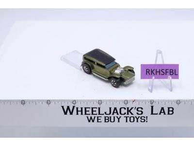 The Demon Olive Green Hot Wheels 1969 1970 Mattel Black Top Redline RL Hong Kong