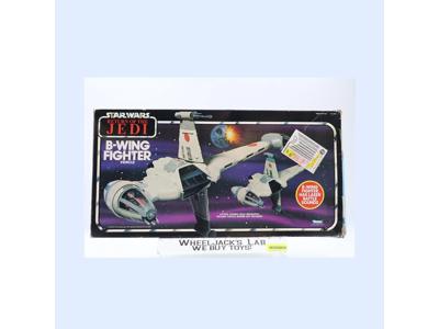 B-Wing Fighter W/Box UNUSED STICKERS Star Wars 1983 Vintage Kenner Vehicle