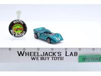 McLaren M6A Aqua 1969 Redline Hot Wheels Mattel Vintage Red Line RL w/ Button