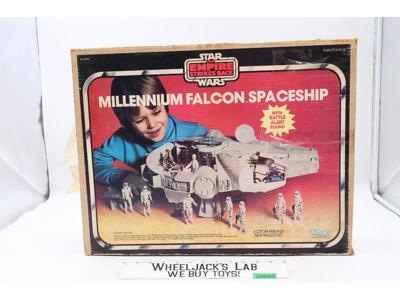 Millennium Falcon WORKS 100% Complete W/Box Star Wars 1979 Kenner Vehicle