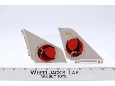 Skystriker XP-14F Tail Fin Wing PAIR 1983 GI Joe Hasbro Vintage Figure Vehicle