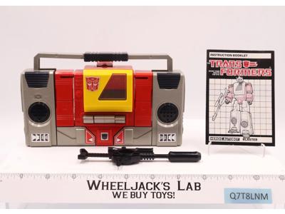 Blaster 100% Complete 1985 Vintage G1 Transformers Boombox Action Figure