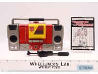 Blaster 100% Complete 1985 Vintage G1 Transformers Boombox Action Figure