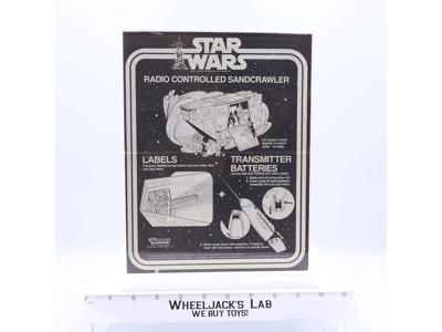 Radio Controlled Sandcrawler Instructions Manual ORIGINAL1977 Star Wars Kenner