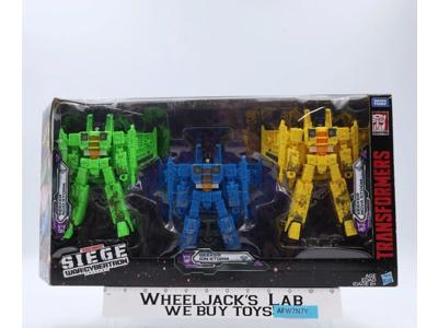 Acid Storm Ion Storm Nova Storm Transformers Siege WFC Hasbro 3-Pk NEW SEALED