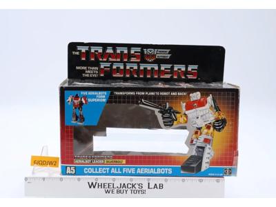 Silverbolt BOX ONLY 1986 Vintage Hasbro G1 Transformers Action Figure