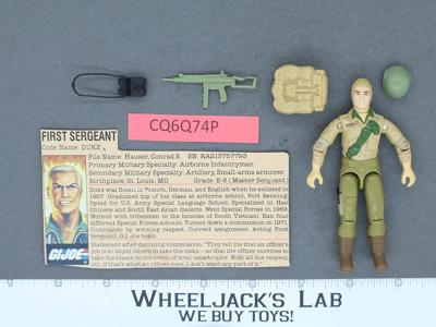 Duke V1 100% Complete G.I. Joe 1983 Hasbro Vintage Action Figure